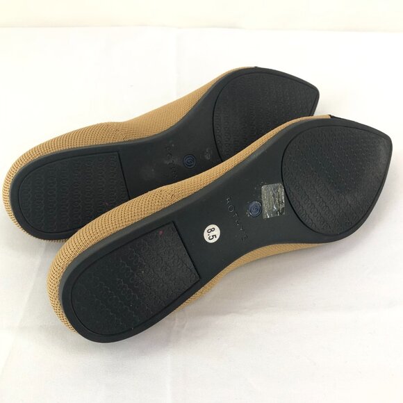 Rothy's Camel Captoe The Point Flats Shoes Size 8.5 - Picture 9 of 13